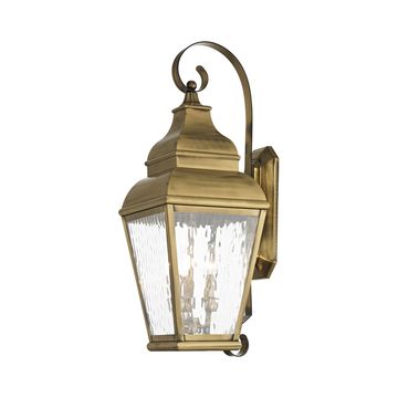 Livex Lighting Exeter 3-Light Large Outdoor Wall Lanternimage