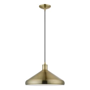 Livex Lighting Geneva 1-Light Cone Pendant Lightimage