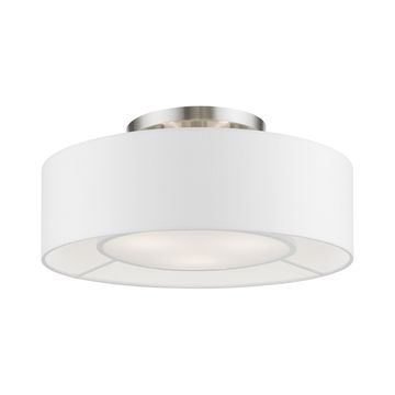 Livex Lighting Gilmore 3-Light Semi-Flush Ceiling Lightimage