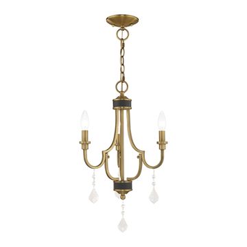 Livex Lighting Glendale 3-Light 14 Inch Mini Chandelierimage