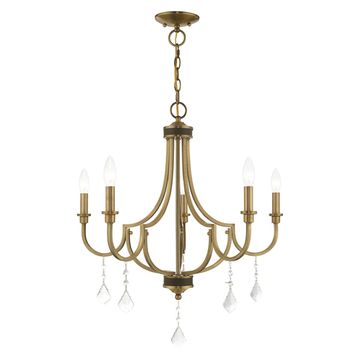 Livex Lighting Glendale 5-Light 24 1/2 Inch Chandelierimage