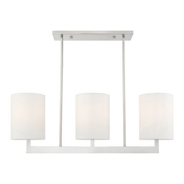Livex Lighting Hayworth 3-Light Linear Chandelierimage