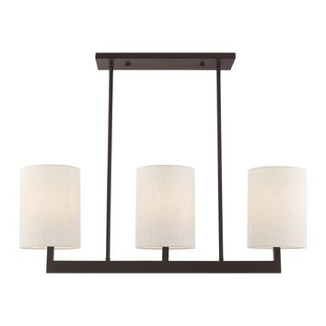 Livex Lighting Hayworth 3-Light Small Linear Chandelierimage