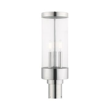 Livex Lighting Hillcrest 3-Light Large Outdoor Post Top Lanternimage