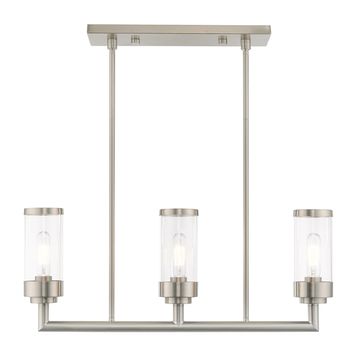 Livex Lighting Hillcrest 3-Light Linear Chandelierimage