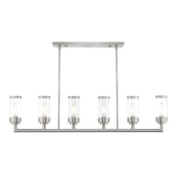 Livex Lighting Hillcrest 6-Light Linear Chandelierimage