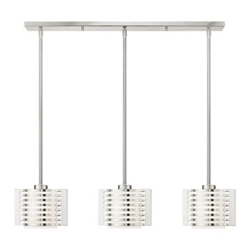 Livex Lighting Hilliard 3-Light Linear Chandelierimage