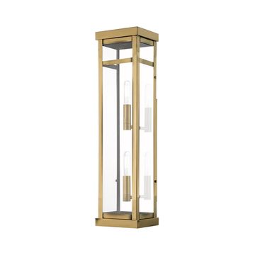 Livex Lighting Hopewell 2-Light Extra Tall Outdoor Wall Lanternimage