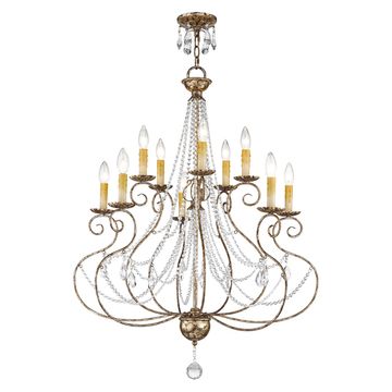 Livex Lighting Isabella 5 + 5 Light Chandelierimage