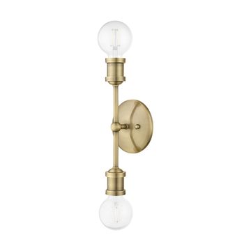 Livex Lighting Lansdale 2-Light ADA Vanity Sconceimage