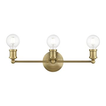 Livex Lighting Lansdale 3-Light ADA Vanity Sconceimage