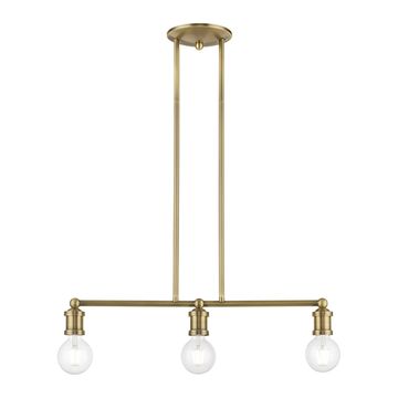 Livex Lighting Lansdale 3-Light Linear Chandelierimage