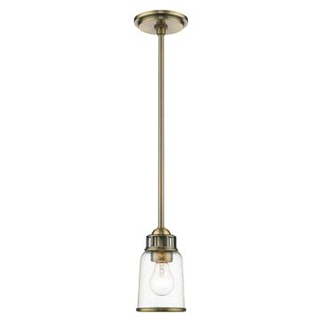 Livex Lighting Lawrenceville 1-Light Mini Pendant Lightimage