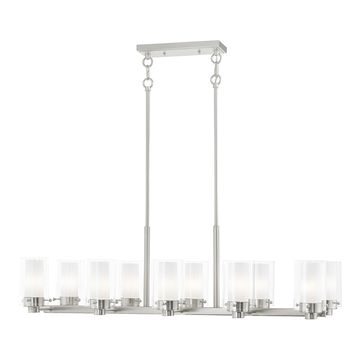 Livex Lighting Manhattan 10-Light Linear Chandelierimage