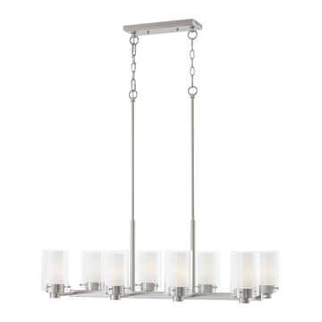 Livex Lighting Manhattan 8-Light Linear Chandelierimage