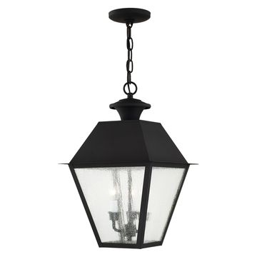 Livex Lighting Mansfield 3-Light Large Outdoor Pendant Lanternimage