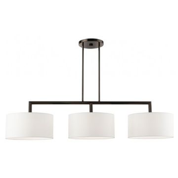Livex Lighting Meridian 3-Light Linear Chandelierimage