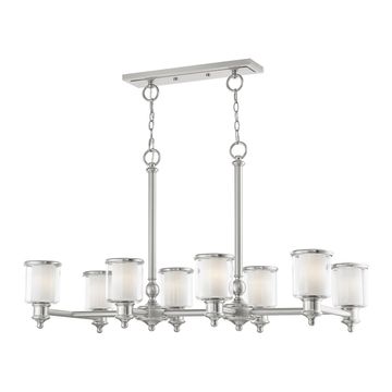 Livex Lighting Middlebush 8-Light Linear Chandelierimage