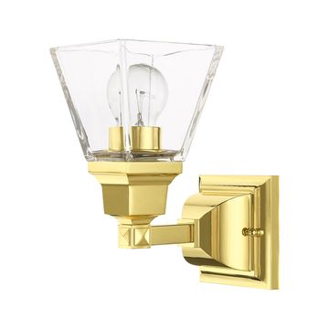Livex Lighting Mission 1-Light Single Wall Sconceimage