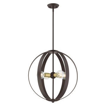 Livex Lighting Modesto 4-Light Pendant Chandelierimage