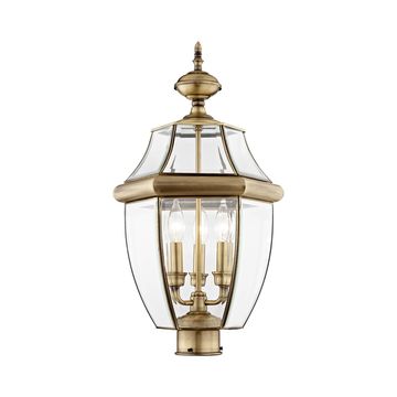 Livex Lighting Monterey 3-Light Large Outdoor Post Top Lanternimage