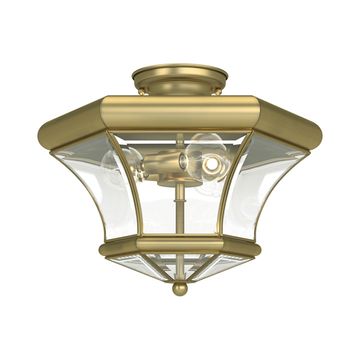 Livex Lighting Monterey 3-Light Semi-Flush Ceiling Lightimage