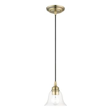 Livex Lighting Moreland 1-Light Single Pendant Lightimage