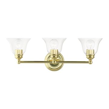 Livex Lighting Moreland 3-Light Straight Vanity Sconceimage