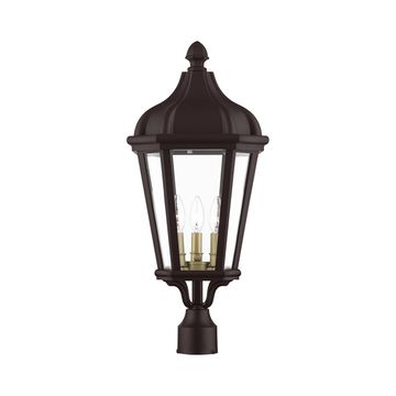 Livex Lighting Morgan 3-Light Large Outdoor Post Top Lanternimage