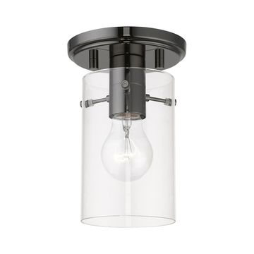 Livex Lighting Munich 1-Light Semi-Flush Ceiling Lightimage