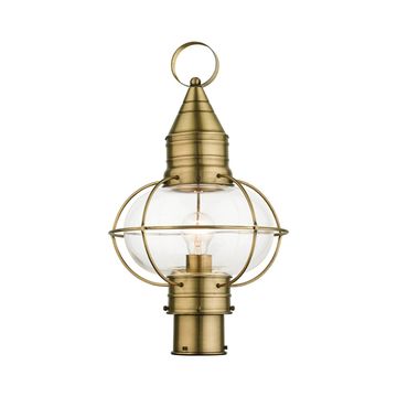 Livex Lighting Newburyport 1-Light Large Outdoor Post Top Lanternimage