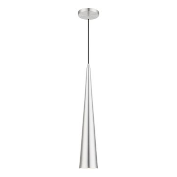 Livex Lighting Noho 1-Light Single Tall Pendant Lightimage