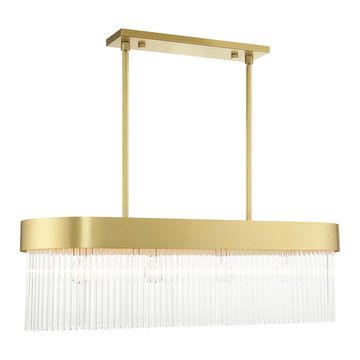 Livex Lighting Norwich 4-Light Linear Chandelierimage