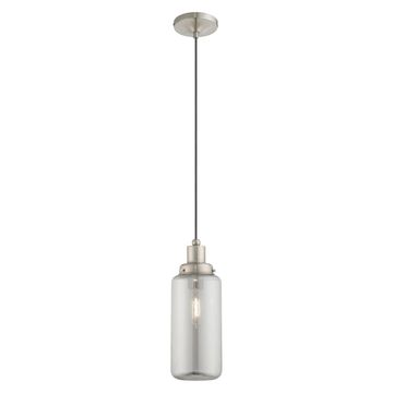 Livex Lighting Oakhurst Mini Pendant Light - Smoke Glassimage