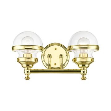 Livex Lighting Oldwick 2-Light Vanity Sconceimage