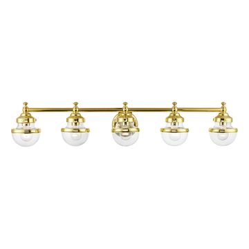 Livex Lighting Oldwick 5-Light Large Vanity Sconceimage