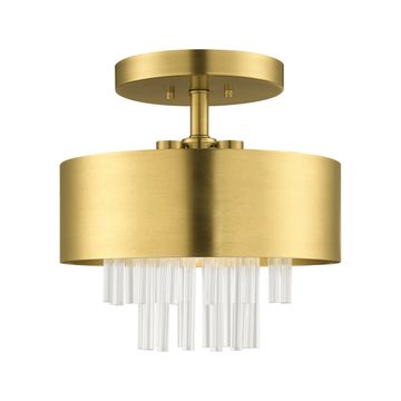 Livex Lighting Orenburg 3-Light Semi-Flush Ceiling Lightimage