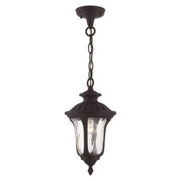 Livex Lighting Oxford 1-Light Small Outdoor Pendant Lanternimage