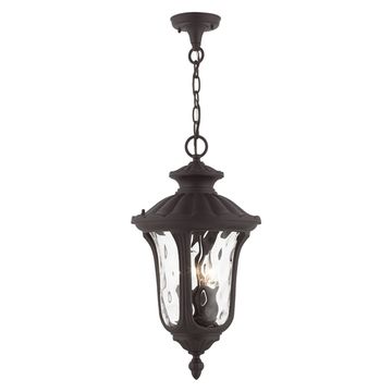Livex Lighting Oxford 3-Light Large 11 Inch Outdoor Pendant Lanternimage