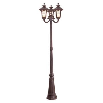 Livex Lighting Oxford Outdoor 3-Head Post Lampimage