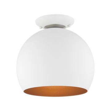 Livex Lighting Piedmont 1-Light Semi-Flush Ceiling Lightimage