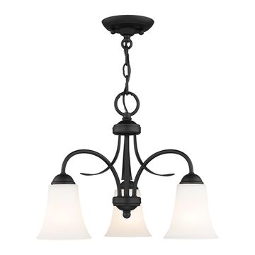 Livex Lighting Ridgedale 3-Light Chandelier / Semi-Flush Down Lightimage