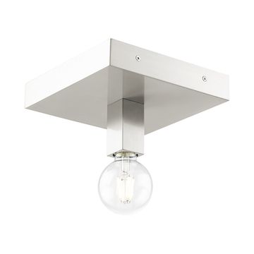 Livex Lighting Solna 1-Light Flush Mount Ceiling Lightimage