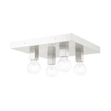 Livex Lighting Solna 4-Light Flush Mount Ceiling Lightimage