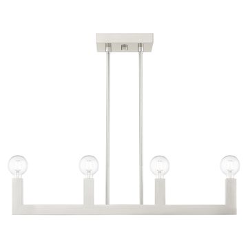 Livex Lighting Solna 4-Light Linear Chandelierimage