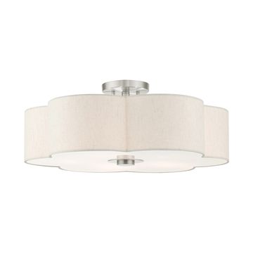 Livex Lighting Solstice 5-Light Semi-Flush Ceiling Lightimage