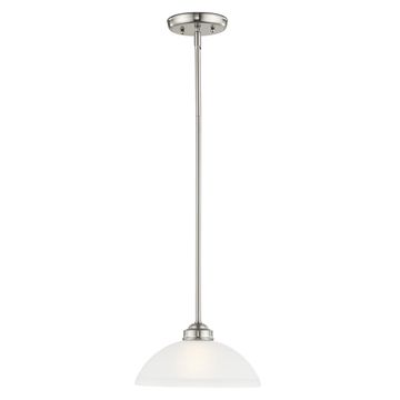 Livex Lighting Somerset 1-Light Medium Single Pendant Lightimage