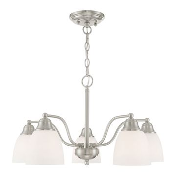 Livex Lighting Somerville 5-Light Chandelier / Semi-Flush Lightimage