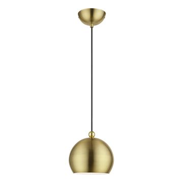 Livex Lighting Stockton 1-Light Globe Mini Pendant Lightimage