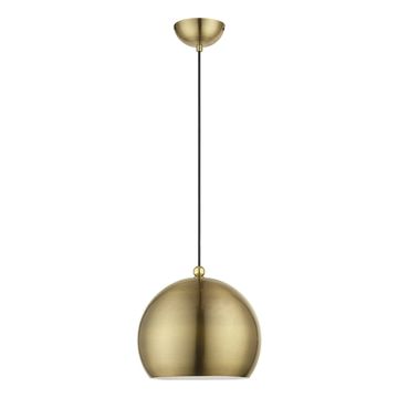 Livex Lighting Stockton 1-Light Globe Pendant Lightimage